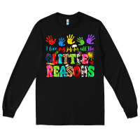 Black I love my job for all the little reasons Long Sleeve Tee - MaliasSmallBusiness