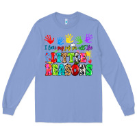 Colony Blue I love my job for all the little reasons Long Sleeve Tee - MaliasSmallBusiness