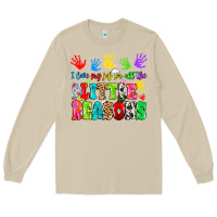 Mushroom I love my job for all the little reasons Long Sleeve Tee - MaliasSmallBusiness
