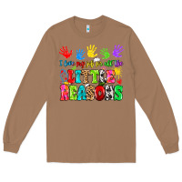 Toasted Coconut I love my job for all the little reasons Long Sleeve Tee - MaliasSmallBusiness