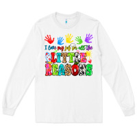 White I love my job for all the little reasons Long Sleeve Tee - MaliasSmallBusiness