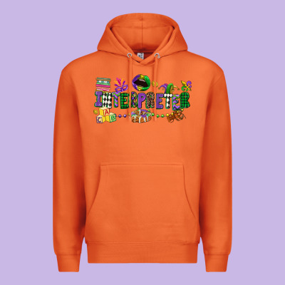 Interpreter Mardi Gras Premium Hoodie Designed By Cowgirlartshop