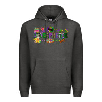 Charcoal Heather interpreter mardi gras Premium Hoodie - CowGirlArtShop
