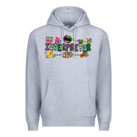 Heather Grey interpreter mardi gras Premium Hoodie - CowGirlArtShop