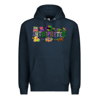 Navy interpreter mardi gras Premium Hoodie - CowGirlArtShop