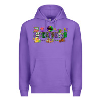 Purple interpreter mardi gras Premium Hoodie - CowGirlArtShop