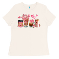 Bone floral coffee cups Ladies Tee - JahusDesignShop