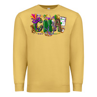 Antique Gold cna mardi gras Premium Sweatshirt - CowGirlArtShop