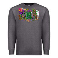 Charcoal Heather cna mardi gras Premium Sweatshirt - CowGirlArtShop