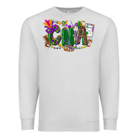 Dove Grey cna mardi gras Premium Sweatshirt - CowGirlArtShop