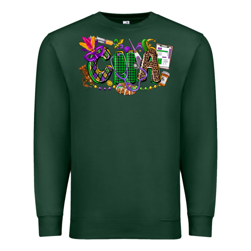 Cna Mardi Gras Premium Sweatshirt by CowGirlArtShop | Teevron