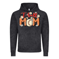 Vintage Black t ball mom Vintage Hoodie - MaliasSmallBusiness