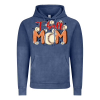 Vintage Denim t ball mom Vintage Hoodie - MaliasSmallBusiness