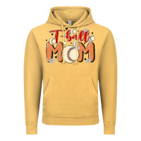Vintage Mustard t ball mom Vintage Hoodie - MaliasSmallBusiness