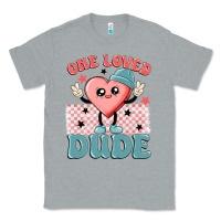 Heather Grey one loved dude Classic Tee - MaliasSmallBusiness