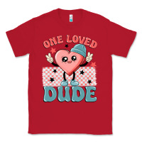 Red one loved dude Classic Tee - MaliasSmallBusiness