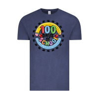Vintage Denim 100 days of school Vintage Tee - MaliasSmallBusiness