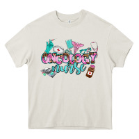Cream oncology nurse Heavy Core Tee - AdoDesignShop