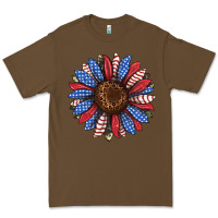 Cacao usa flag camouflage sunflower Premium Tee - JahusDesignShop