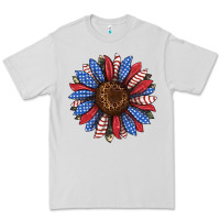 Dove Grey usa flag camouflage sunflower Premium Tee - JahusDesignShop