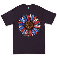 Plum usa flag camouflage sunflower Premium Tee - JahusDesignShop