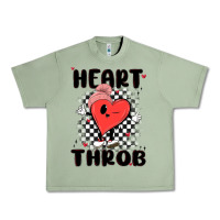 Oil Green heart throb Urban Heavy Tee - MaliasSmallBusiness