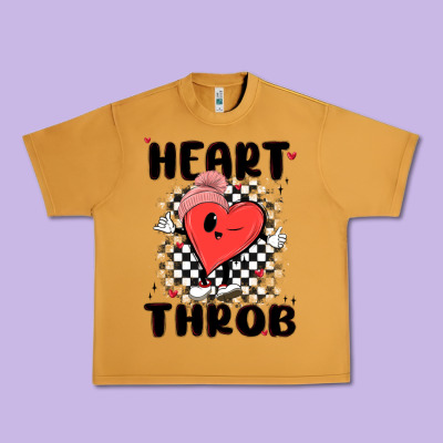 Heart Throb Urban Heavy Tee Designed By Maliassmallbusiness