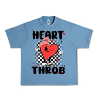 Pebble Blue heart throb Urban Heavy Tee - MaliasSmallBusiness