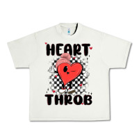 Pistachio heart throb Urban Heavy Tee - MaliasSmallBusiness