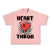 Salmon heart throb Urban Heavy Tee - MaliasSmallBusiness