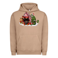Pigment Burro christmas gnome and tree Urban Hoodie - FaDigitalArtStudio