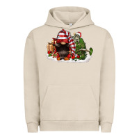 Pigment French Oak christmas gnome and tree Urban Hoodie - FaDigitalArtStudio