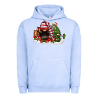 Pigment Grape Ice christmas gnome and tree Urban Hoodie - FaDigitalArtStudio