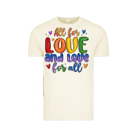 Vintage Arctic all for love and love for all Vintage Tee - MaliasSmallBusiness
