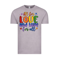 All For Love And Love For All Vintage Tee | Teevron