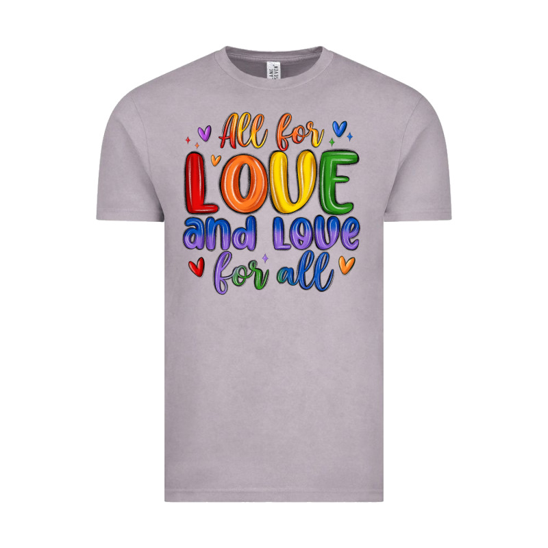 All For Love And Love For All Vintage Tee by MaliasSmallBusiness | Teevron