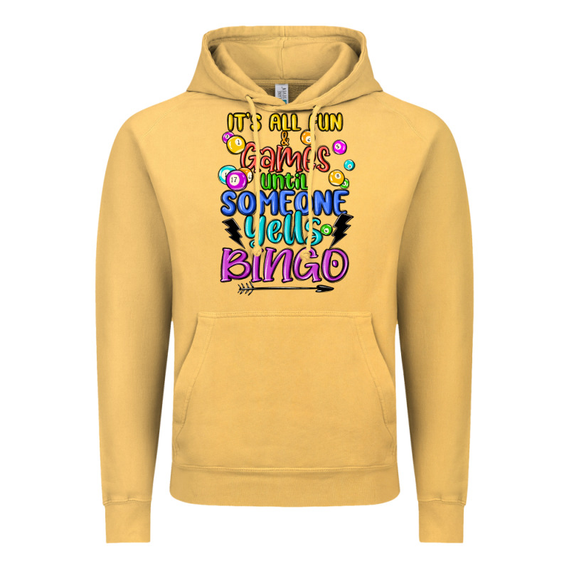 Bingo Vintage Hoodie by MaliasSmallBusiness | Teevron