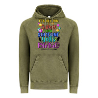Vintage Olive bingo Vintage Hoodie - MaliasSmallBusiness