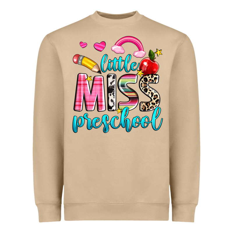 Little Miss Preschool Heavyweight Sweatshirt by NancyCooperArtShop | Teevron