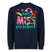 Navy little miss preschool Heavyweight Sweatshirt - NancyCooperArtShop