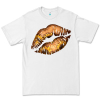 White Western Sunflower Lips Premium Tee - Bettercallsaul