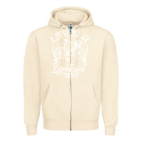 Sandshell Life is a beautiful ride Zipper Hoodie - Bettercallsaul