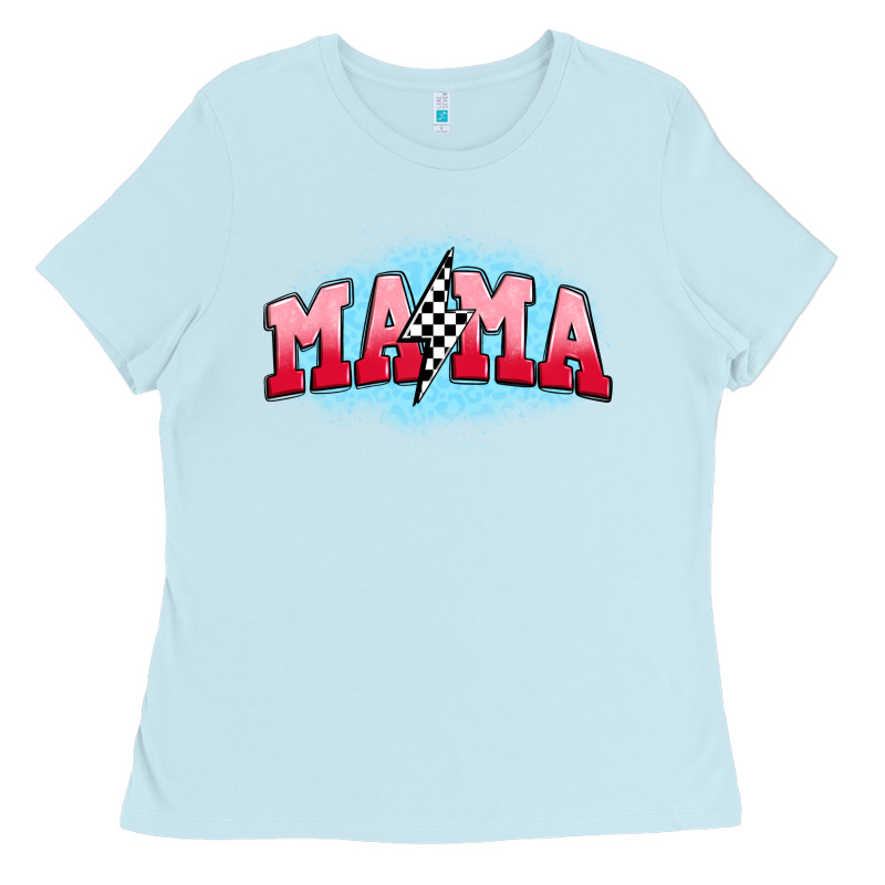 Mama Lightning Bolt Ladies Tee by JahusDesignShop | Teevron