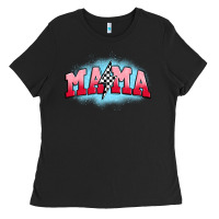 Black mama lightning bolt Ladies Tee - JahusDesignShop