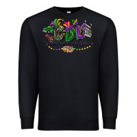 Black cdl mardi gras Premium Sweatshirt - CowGirlArtShop