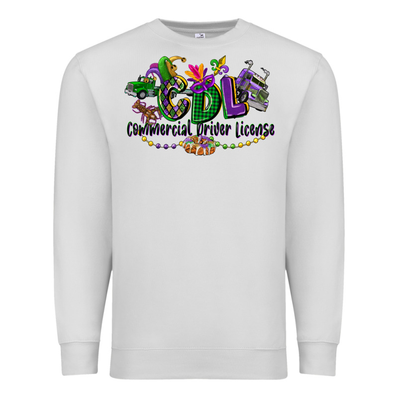 Cdl Mardi Gras Premium Sweatshirt by CowGirlArtShop | Teevron