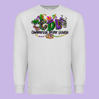 Cdl Mardi Gras Premium Sweatshirt Designed By Cowgirlartshop