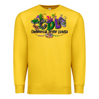 Lemon cdl mardi gras Premium Sweatshirt - CowGirlArtShop