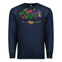 Navy cdl mardi gras Premium Sweatshirt - CowGirlArtShop