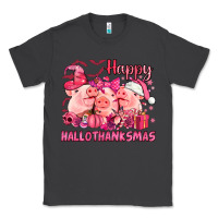Smoke Happy Hallothanksmas Pigs pink Classic Tee - NancyCooperArtShop